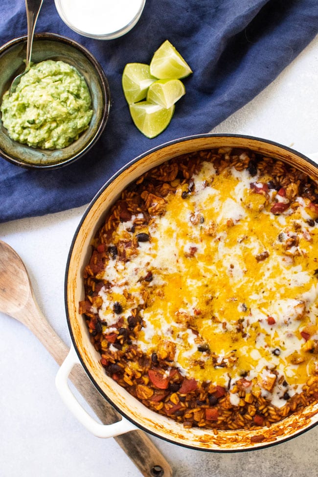 one-pan loaded mexican rice