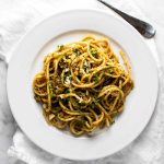 Roasted Broccoli Pasta with Sun Dried Tomatoes | girlgonegourmet.com