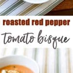 roasted red pepper tomato bisque